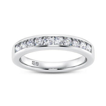 Divino Lab Diamond Half Eternity Ring
