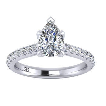 2 cts Opus Pear Lab Diamond Ring