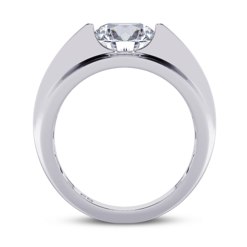 2 ct Round men's Lab Diamond RIng
