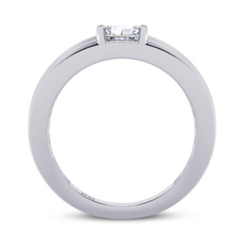 2 ct Classic Emerald Men's Lab Diamond Ring
