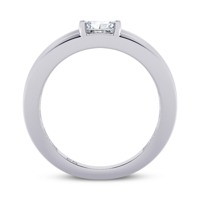 2 ct Classic Emerald Men's Lab Diamond Ring