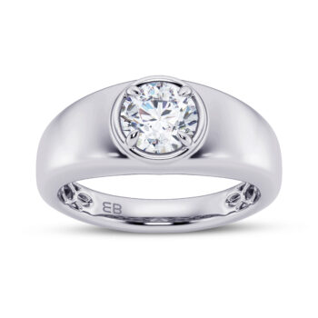 1 ct Men's Lab Diamond Ring