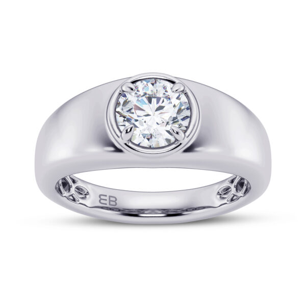 1 ct Men's Lab Diamond Ring