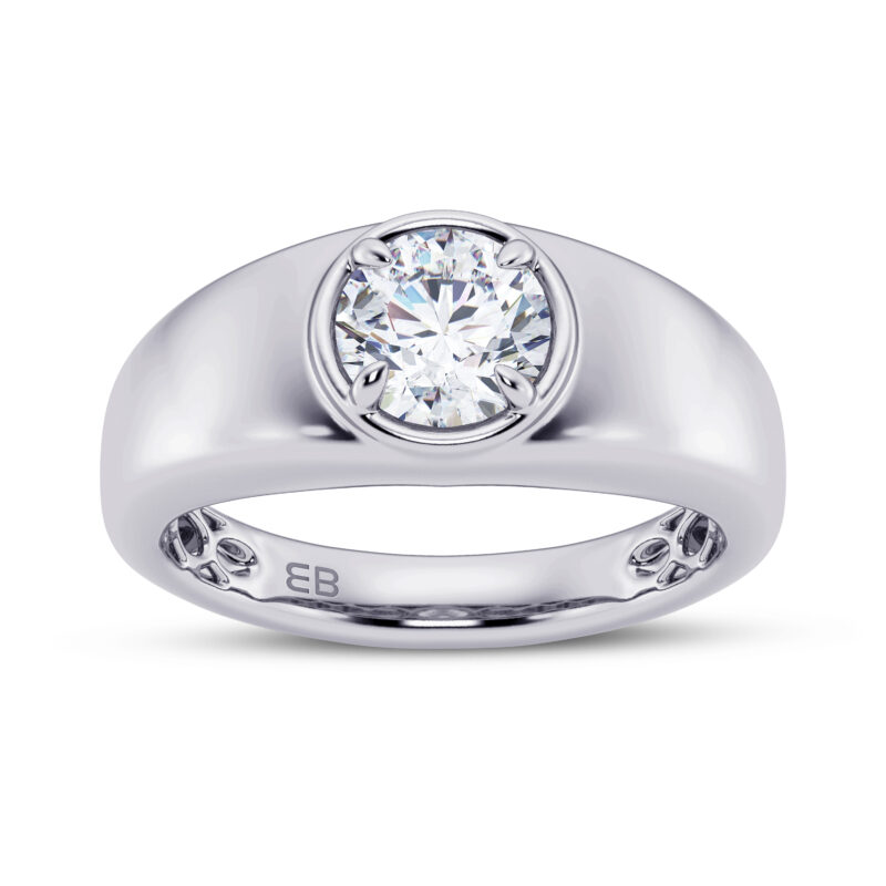 1 ct Men's Lab Diamond Ring