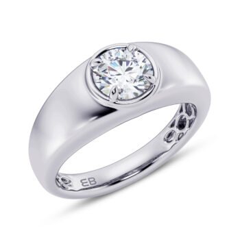 1 ct Men's Lab Diamond Ring