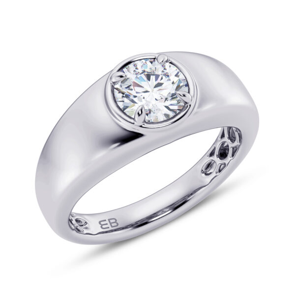 1 ct Men's Lab Diamond Ring