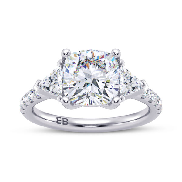Triumph Lab Diamond Three Stone Ring