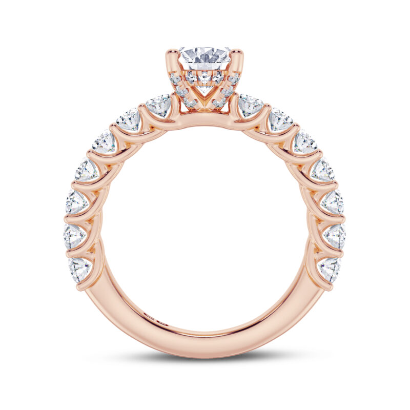 Oval Sparkle Lab Diamond Engagement Ring