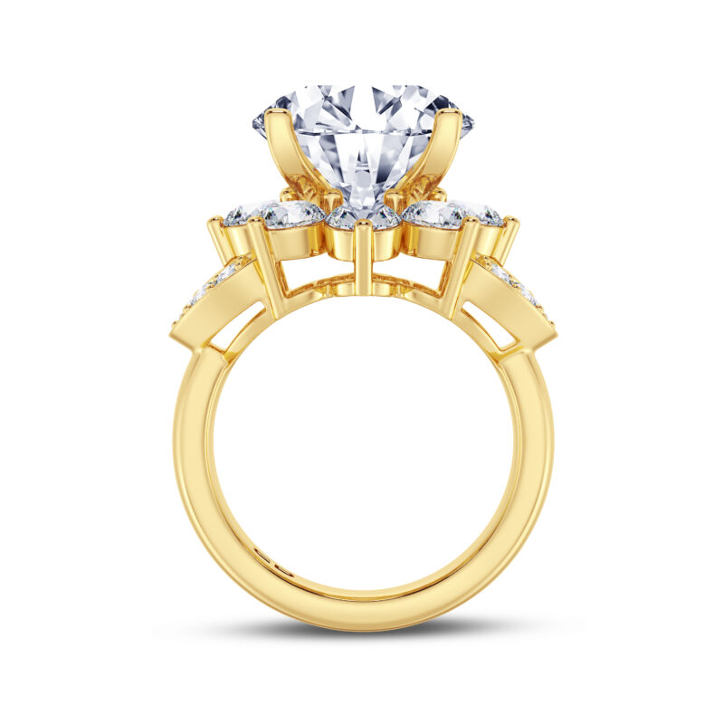 Regalia 3 cts Centre Lab Diamond Engagement Ring