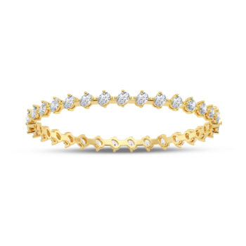 0.20 cts Each Classic Oval Lab Diamond Openable Bangle