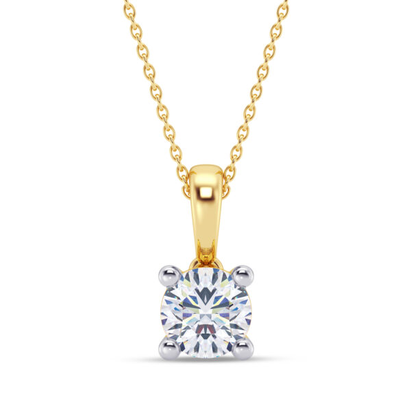 1.25 ct Round Lab Diamond Pendant