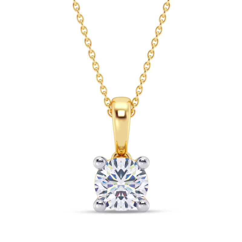 1.25 ct Round Lab Diamond Pendant