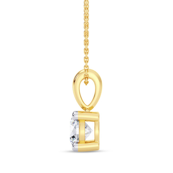1.25 ct Round Lab Diamond Pendant