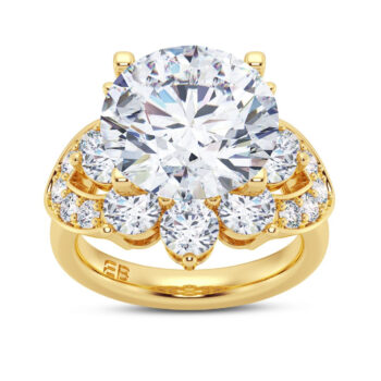 Regalia 3 cts Centre Lab Diamond Engagement Ring