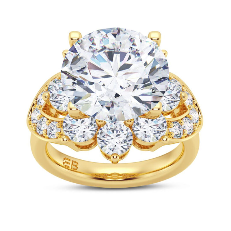 Regalia 3 cts Centre Lab Diamond Engagement Ring