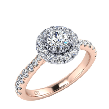 Emeraldo Diamond Ring