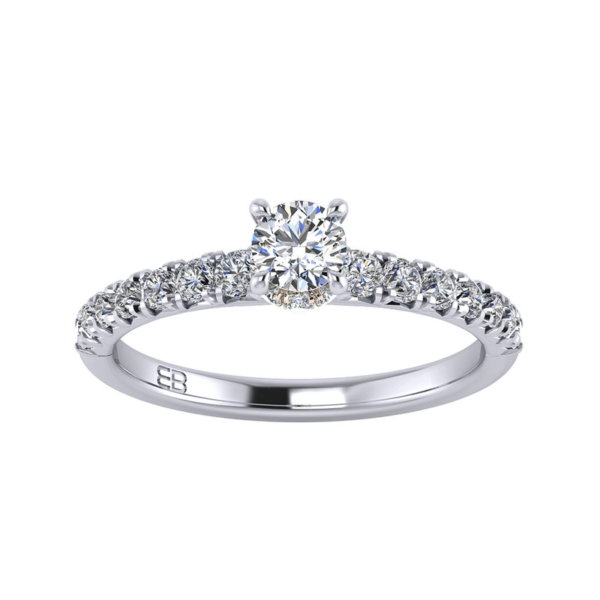 Turret Diamond Ring