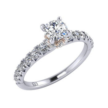 Turret Diamond Ring