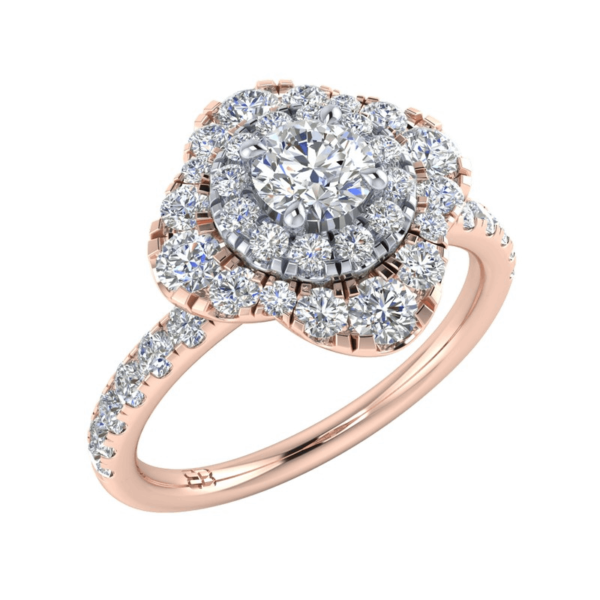 Vintage Bloom Diamond Ring