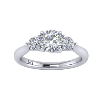 Elegance Three Stone Ring