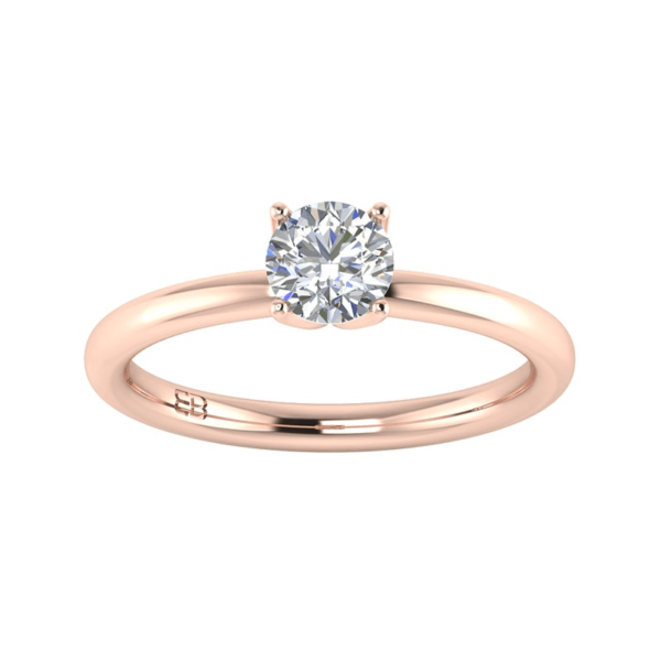 Lily Solitaire Diamond Ring