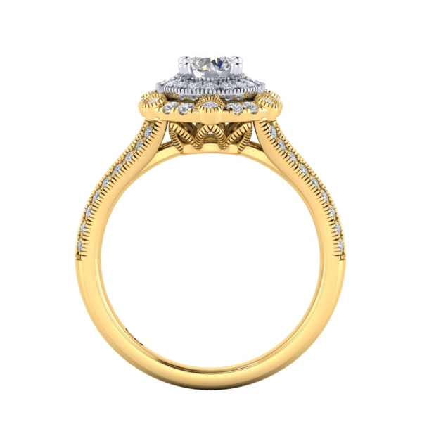 Vintage Grandeur Diamond Ring