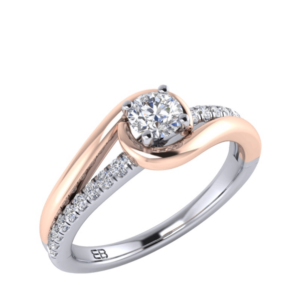 Festoon Diamond Ring
