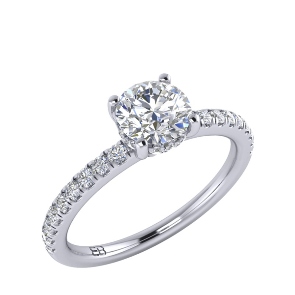 Peripheral Dazzle Diamond Ring