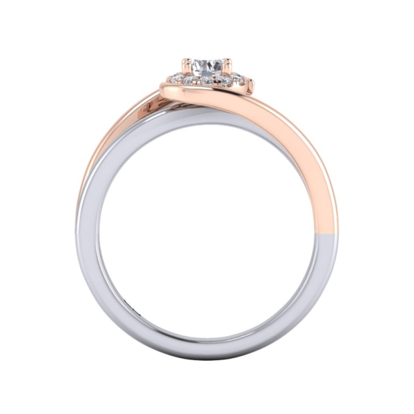 Rose Embrace Diamond Ring