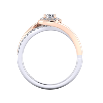 Bound Twogether Diamond Ring