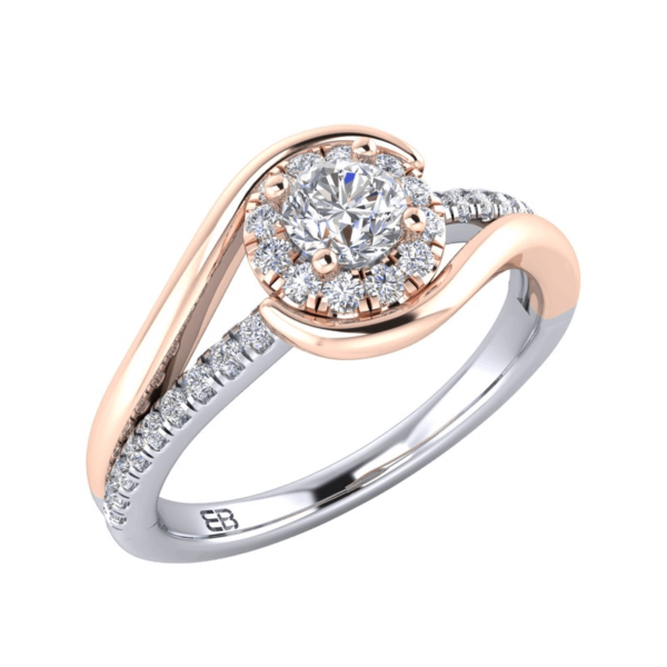 Bound Twogether Diamond Ring