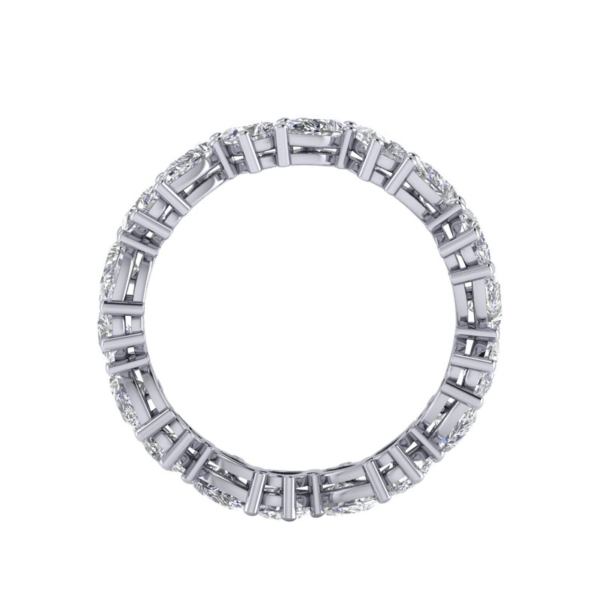 Inverted Pear Eternity Ring