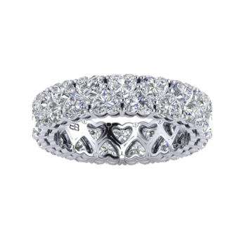 Dual Heart Eternity Ring