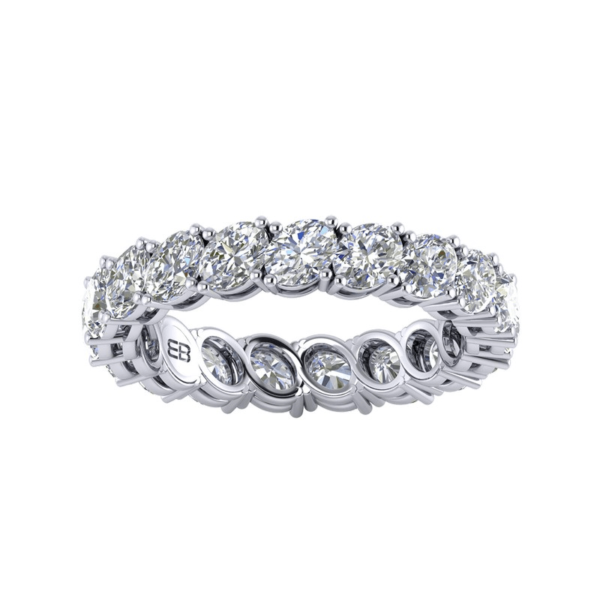 Gradient Oval Eternity Ring