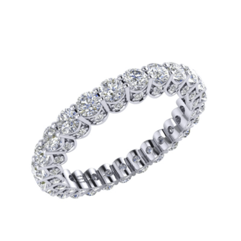 Majestic Round Eternity Ring