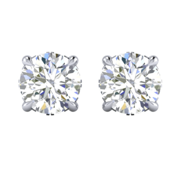 Contemporary Diamond Earring