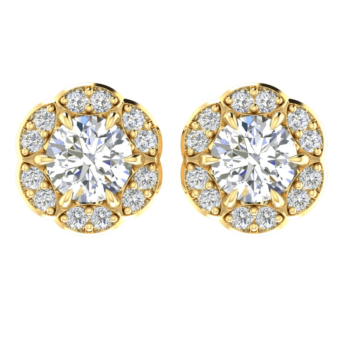 Exotic Diamond Earring