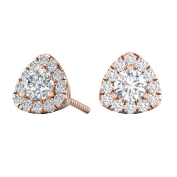 Triangle Diamond Earring