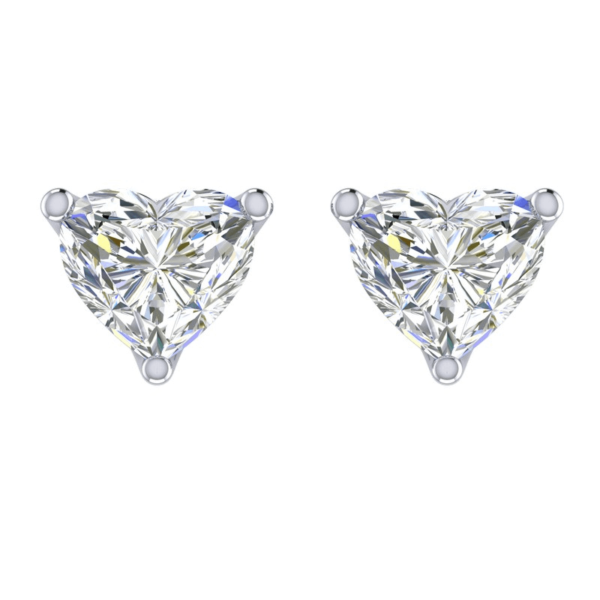 Charming Heart Diamond Earring