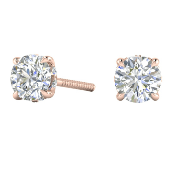 Classic Halo Diamond Earring