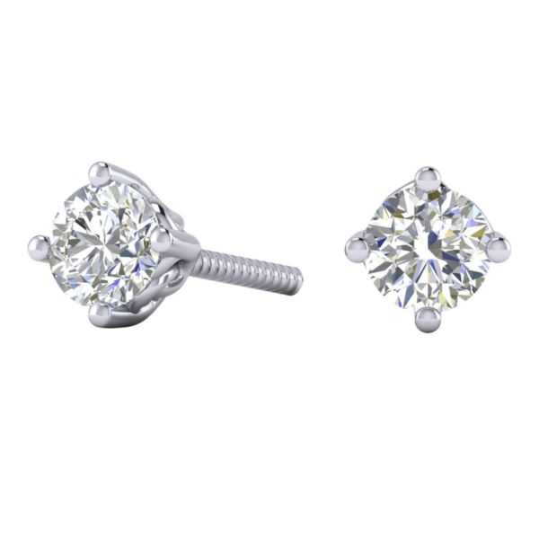 Interlinked Diamond Earring