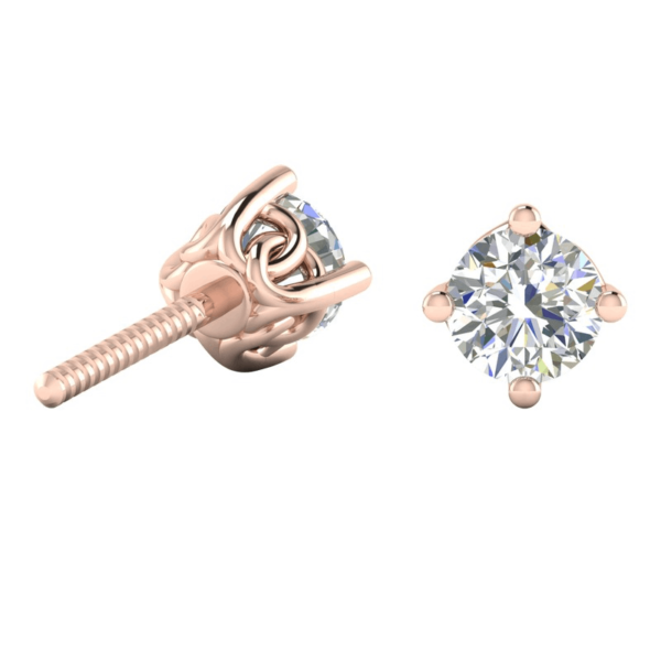 Twirl Diamond Earring