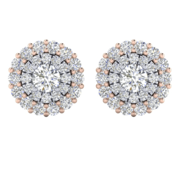 Carnation Diamond Earring