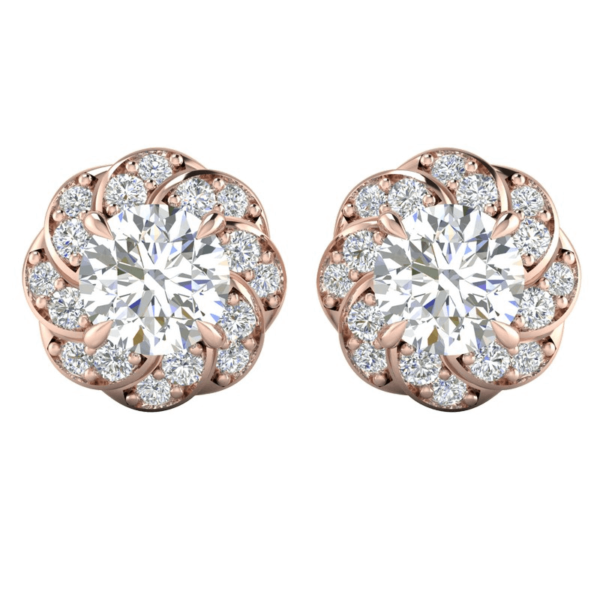 Ornate Diamond Earring