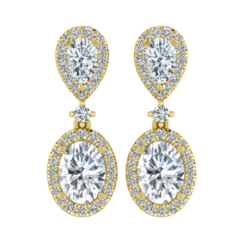 Brilliant Drop Diamond Earring