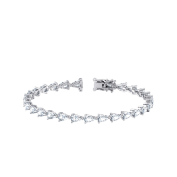 Pear Diamond Tennis Bracelet