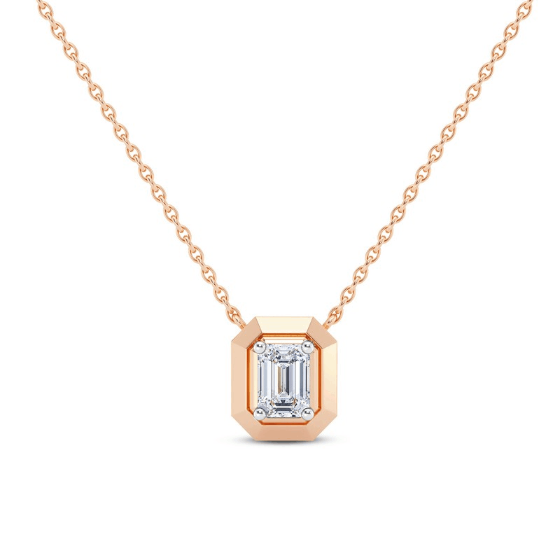 1/2 Carat Diamond Tear Drop Pendant Necklace in 10K Rose Gold (Silver Chain  Included) - Walmart.com