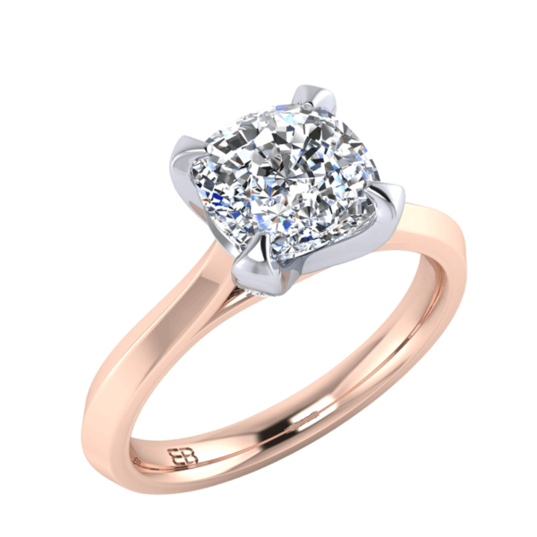Classic Cushion Solitaire Ring