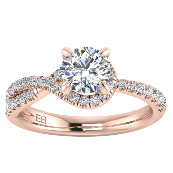Looped Twogether Engagement Ring