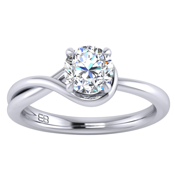 Knot Solitaire Ring